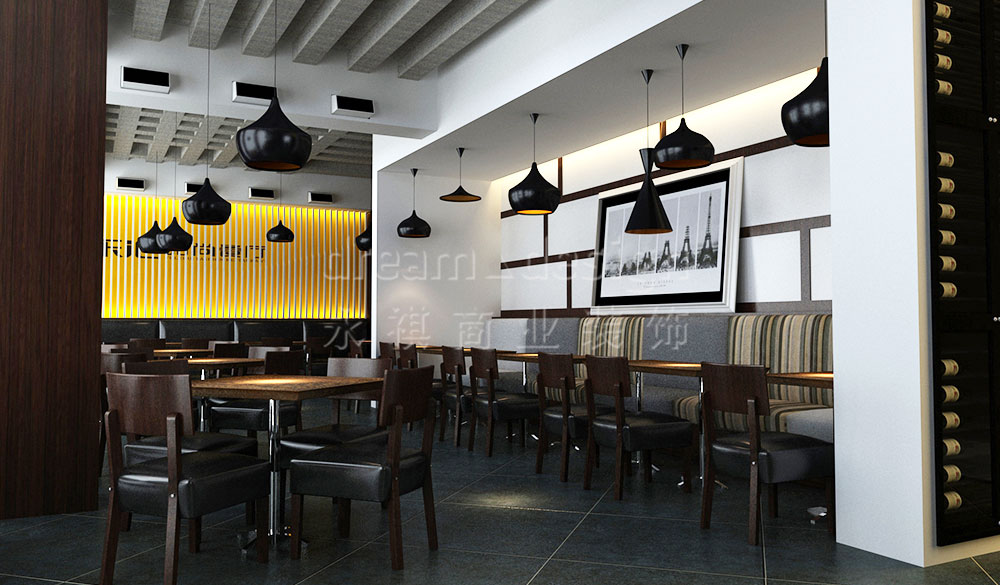 長(zhǎng)沙漁樂(lè)匯休閑餐廳裝修設(shè)計(jì)效果圖_長(zhǎng)沙餐廳裝修設(shè)計(jì)_長(zhǎng)沙公裝公司_永祺商業(yè)裝飾